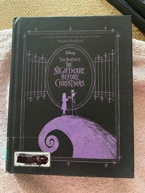 Disney Tim Burton's The Nightmare Before Christmas Hardcover - Black & Purple